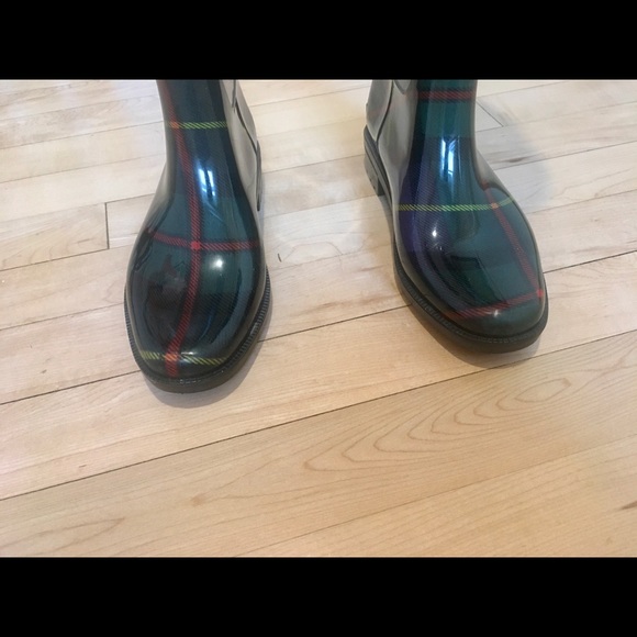 Ralph Lauren - Rossalyn ll Tartan rain boot sz 5 - Picture 8 of 15
